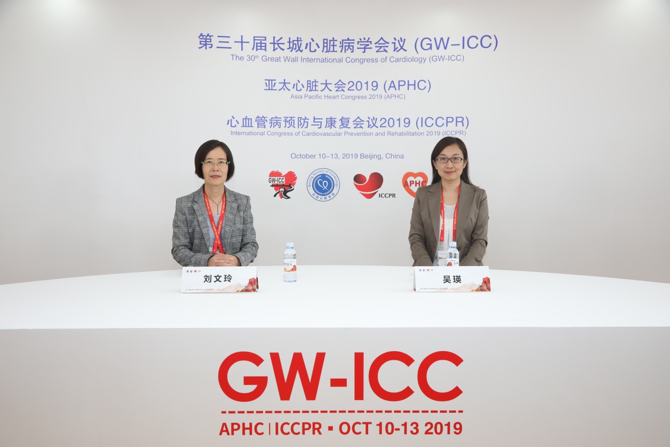 北京大学人民医院刘文玲教授,中国医学科学院阜外医院吴瑛教授